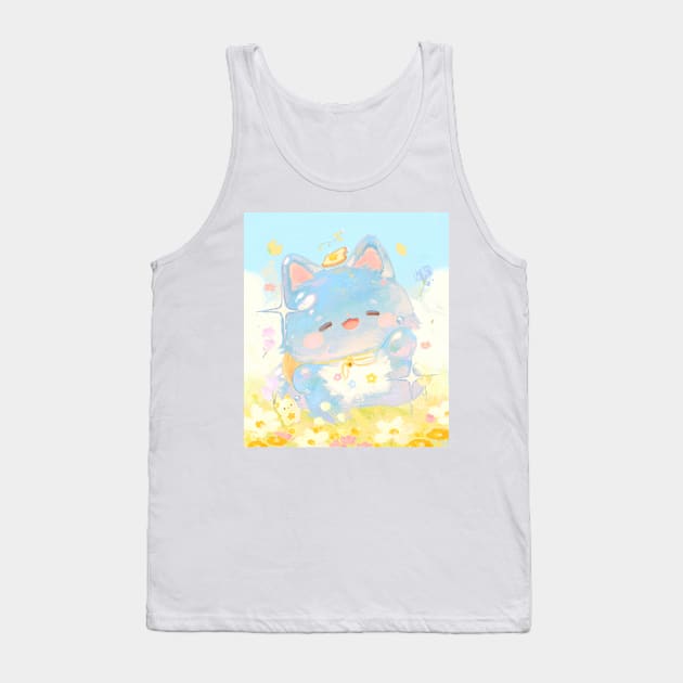 Water Fox Tank Top by happyyu